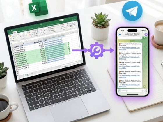 نشر تلقائي تيليجرام - نشر تلقائي تيليجرام من Excel بسهولة