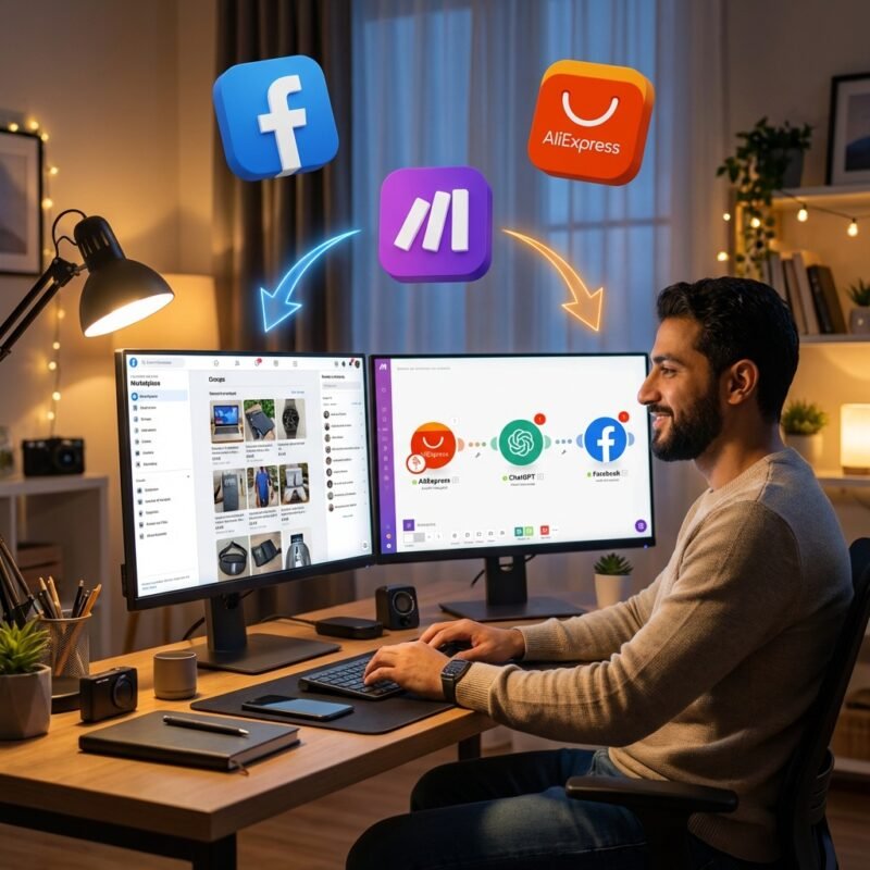 أتمتة فيسبوك - أتمتة فيسبوك لنشر منتجات AliExpress بسهولة