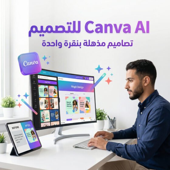 Canva AI - كيف تستخدم Canva AI لتصاميم مذهلة بسرعة