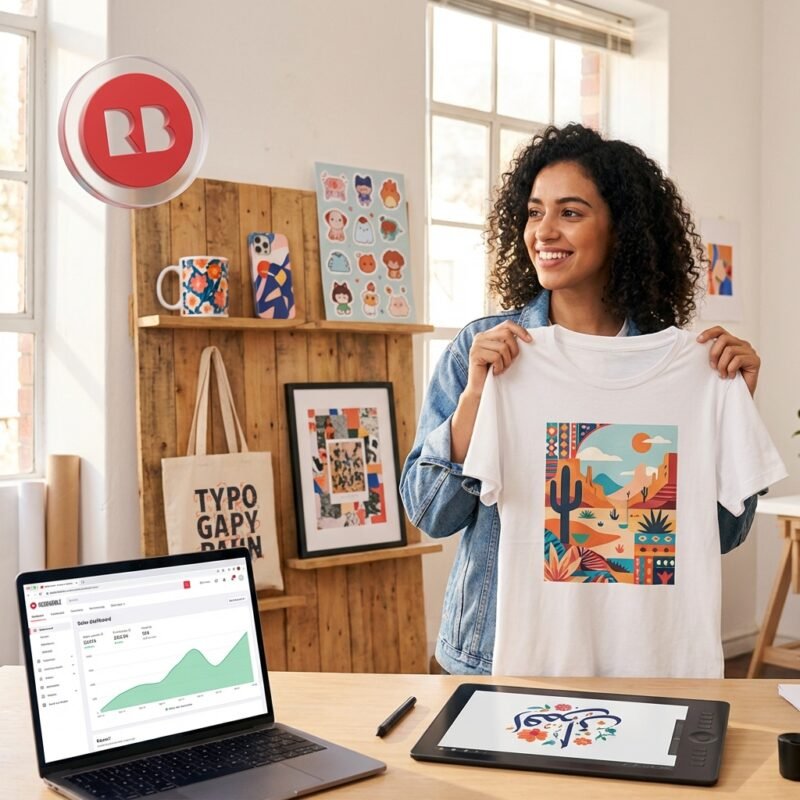 Redbubble - دليل Redbubble الشامل لتحقيق المبيعات