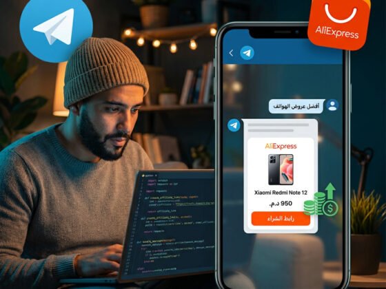 بوت تيليجرام - إنشاء بوت تيليجرام للتسويق مع AliExpress