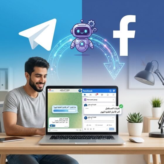 بوت النشر التلقائي - بوت النشر التلقائي من Telegram to Facebook